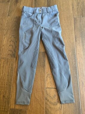 KMA 28 full seat grip ladies breeches grey Preowned